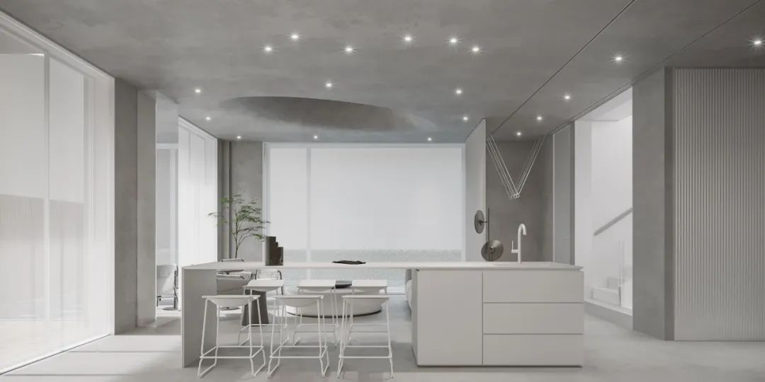 东莞碧桂园简约质感空间设计-55