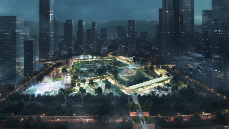 东莞国际商务区中央公园及绿轴概念景观设计国际咨询丨中国东莞丨TALLER,LOLA-23