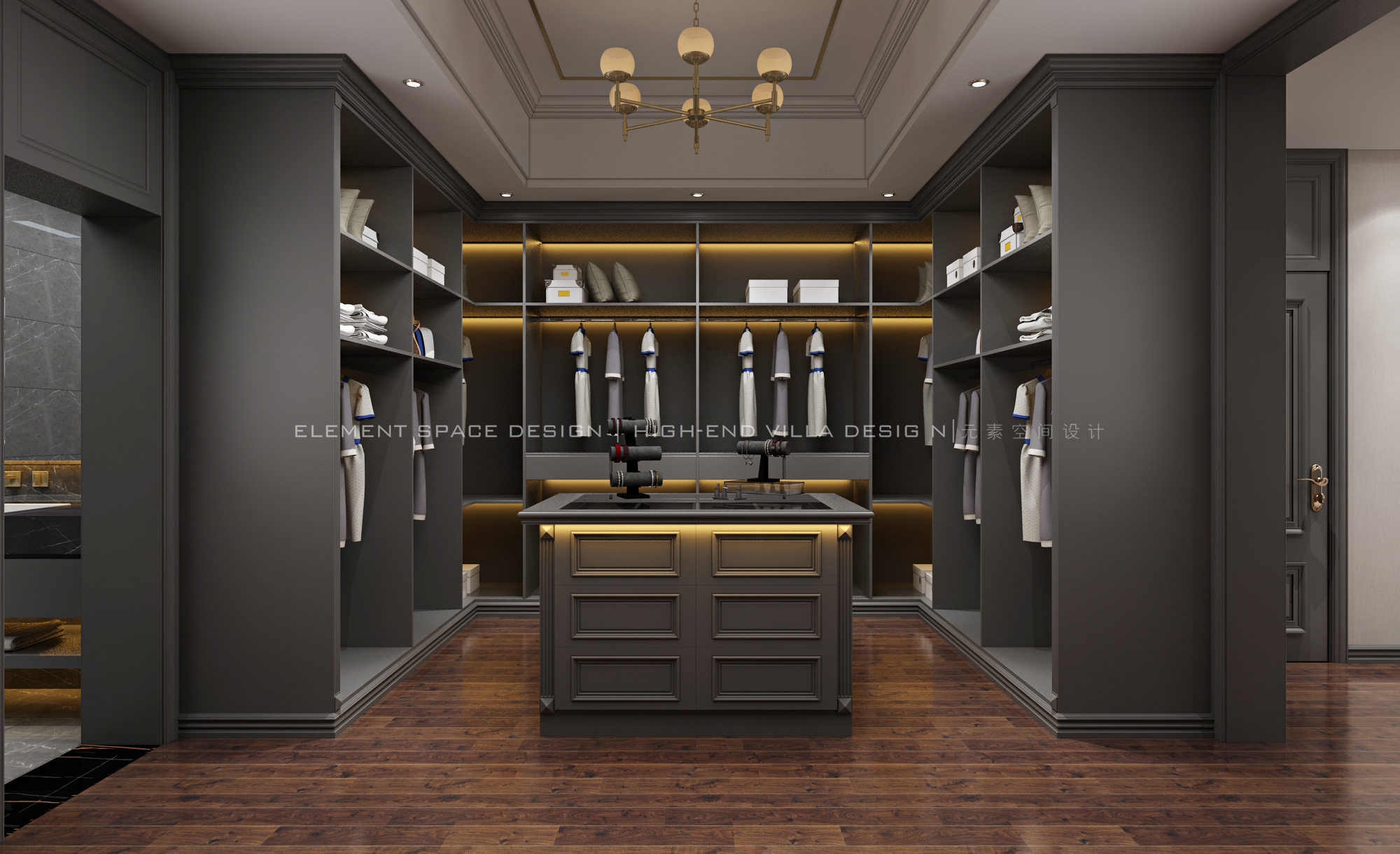 2021 美式风格全案设计-- 元素视觉 | 打造幸福美满家居空间-17