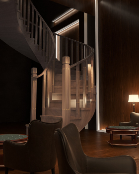 Attic Restaurant and Bar - 3D design