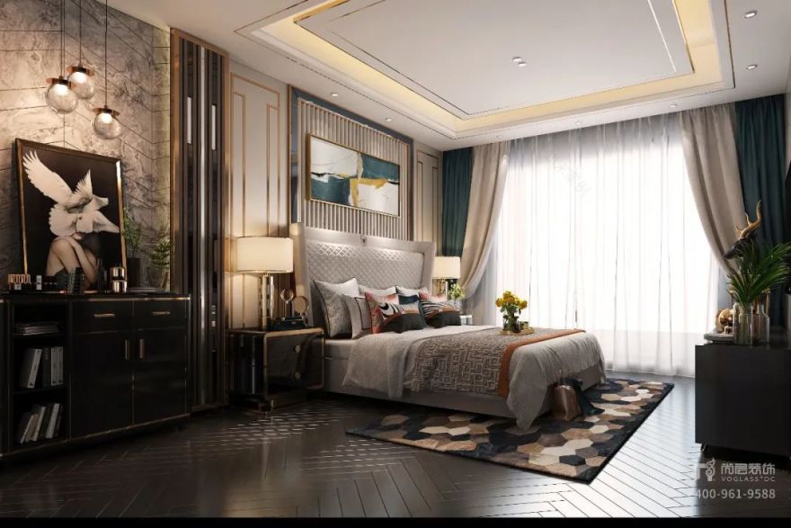 尚层装饰 | 新中式风格演绎“青出于蓝而胜于蓝”-33