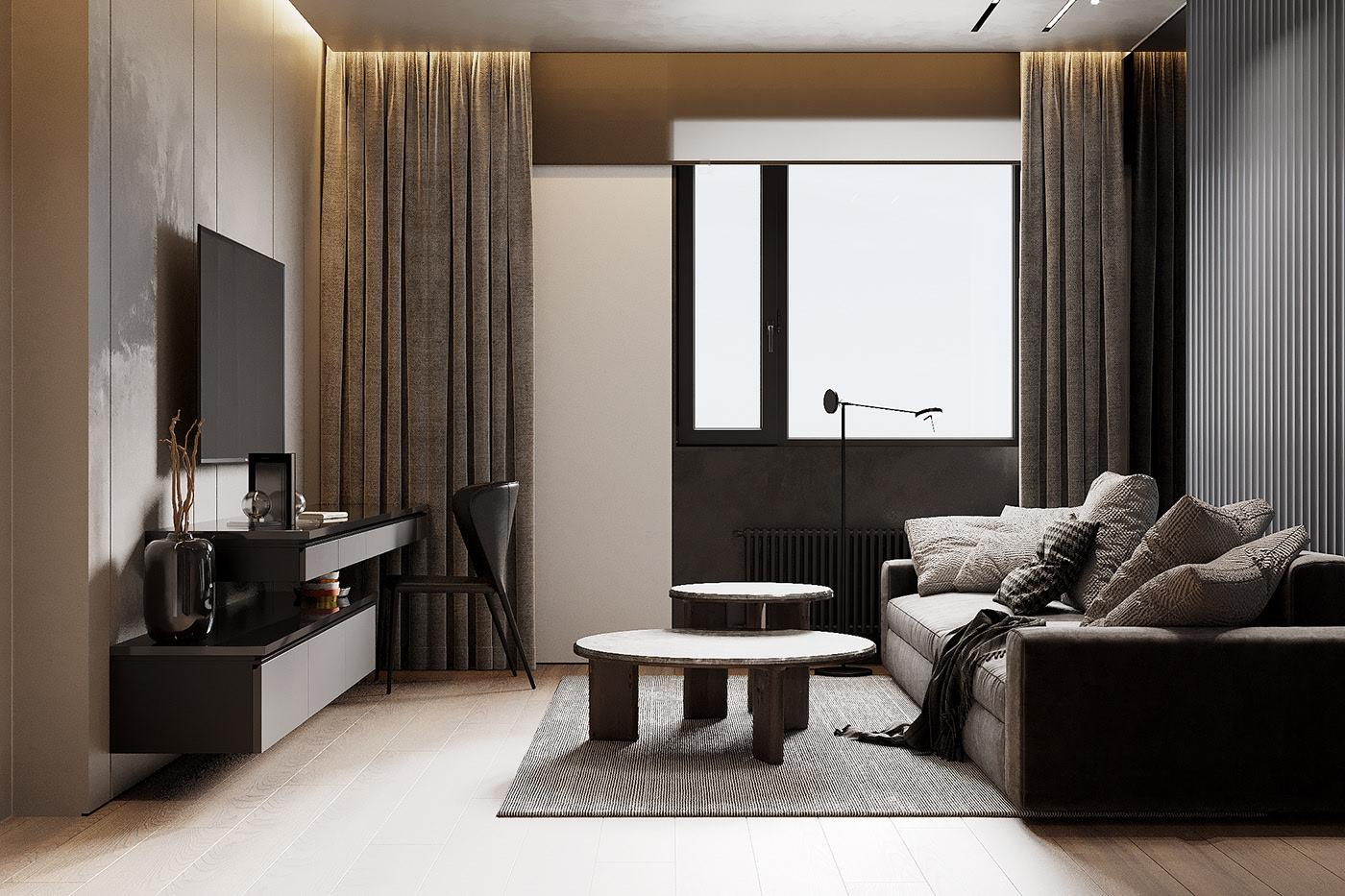 灰色系空间设计 慢享惬意时光-1