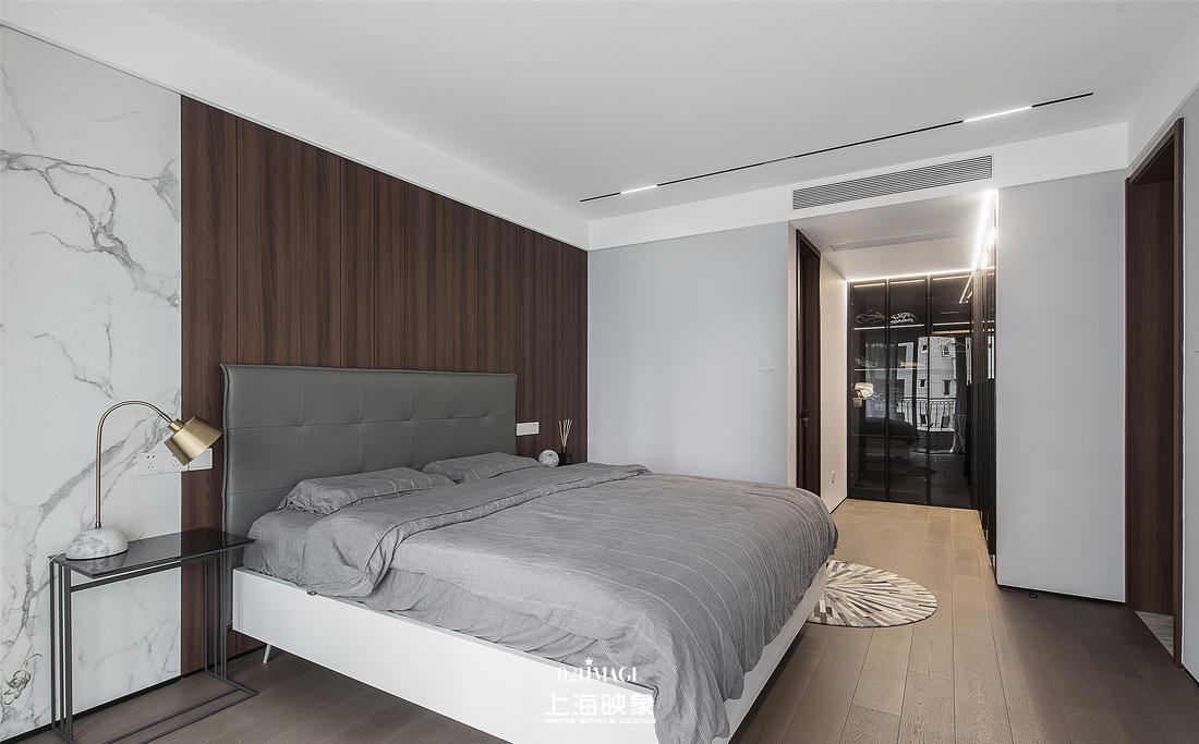 极简黑白灰,不锈钢与岩板的完美融合丨河马装饰-38