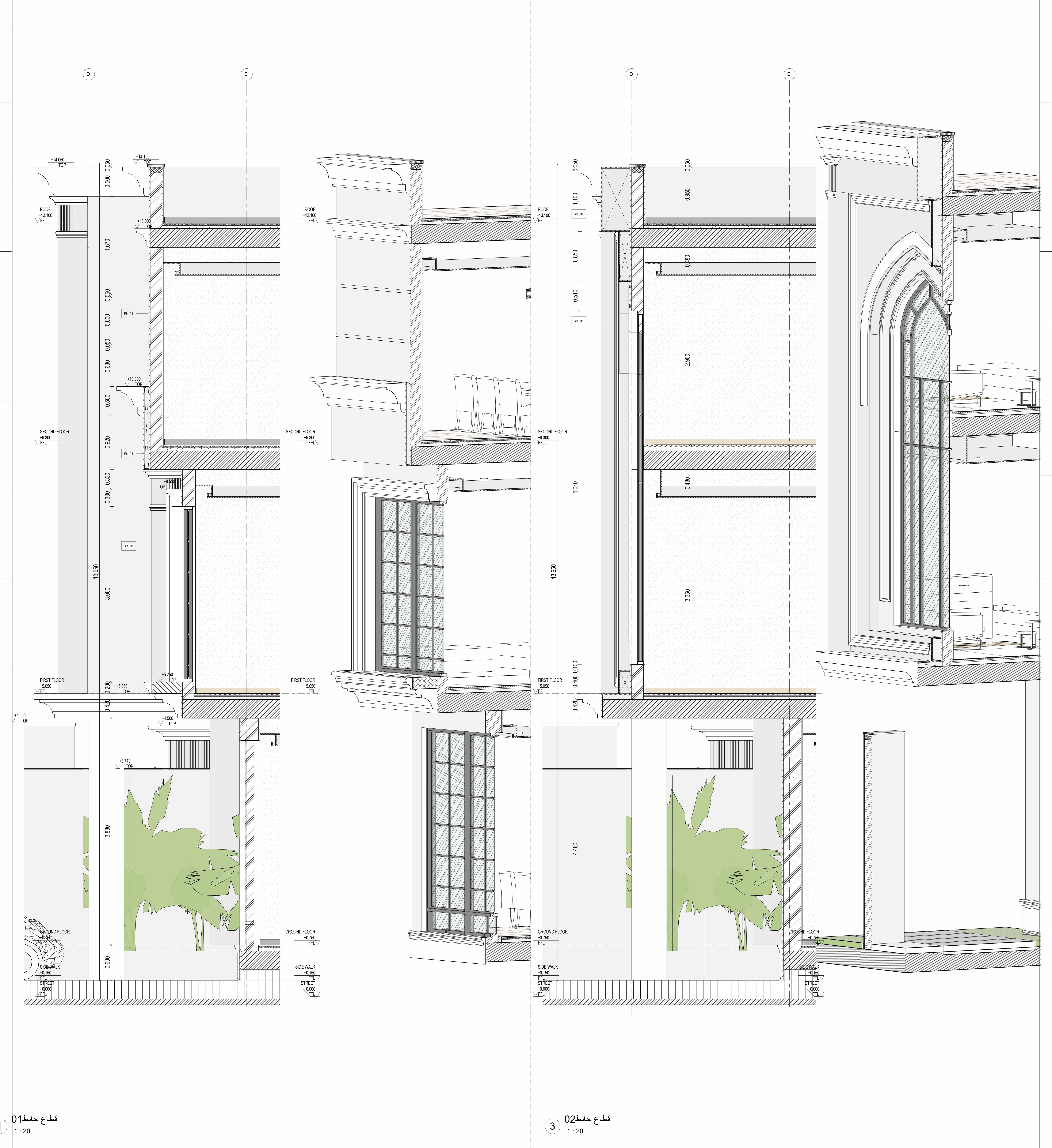 别墅图纸丨沙特阿拉伯吉赞丨PROP & AERMES ARCHITECTS-34