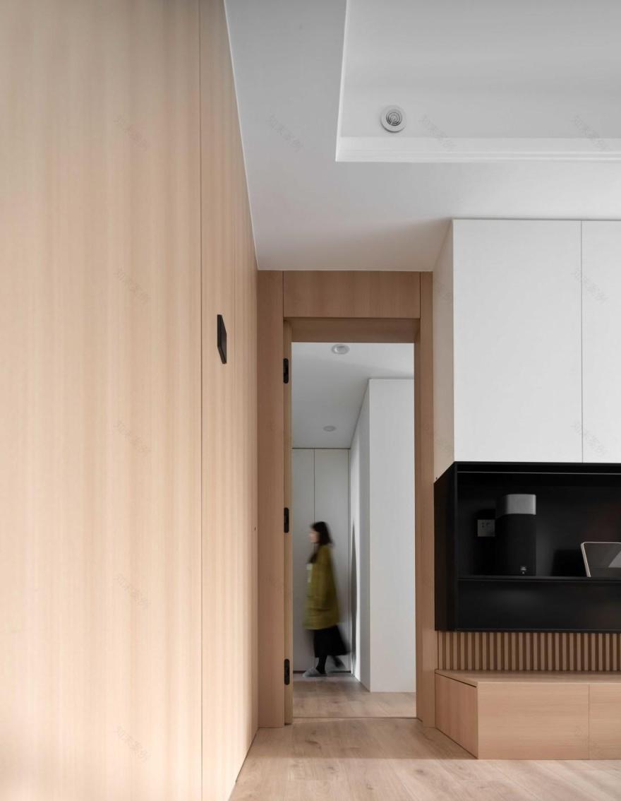 地升幕布++旋转餐桌·116m²精装房改造丨中国广州丨吴思昊-67