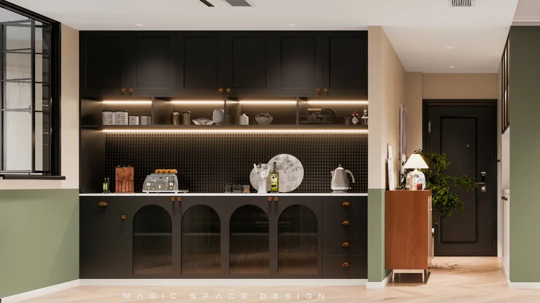 中古风三居室设计丨中国合肥丨麻吉空间联合设计机构-35