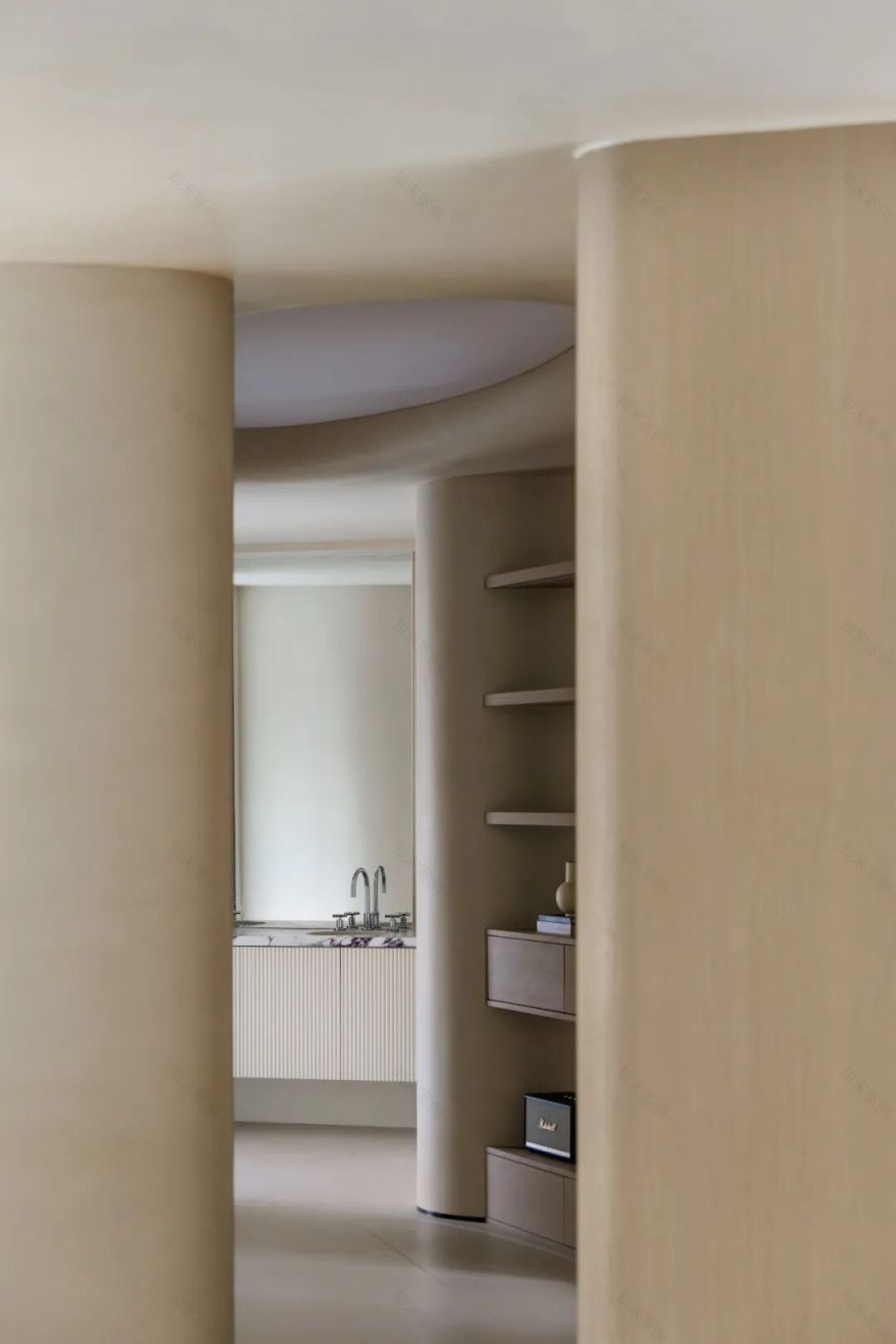 简狄设计|用弧线重塑异形空间,还多出一个家庭展览馆-53