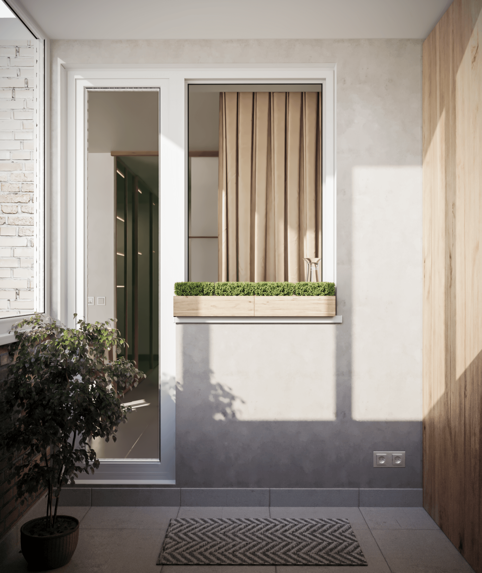 37㎡浅色公寓设计项目丨Секач Святослав-17