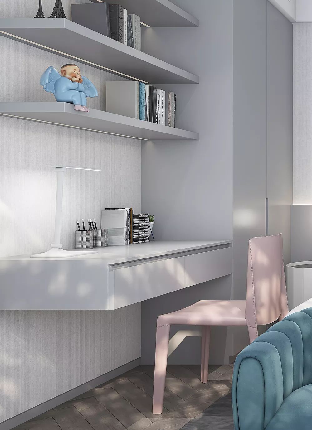 现代苏州万科大家三口之家,轻西式生活空间-42