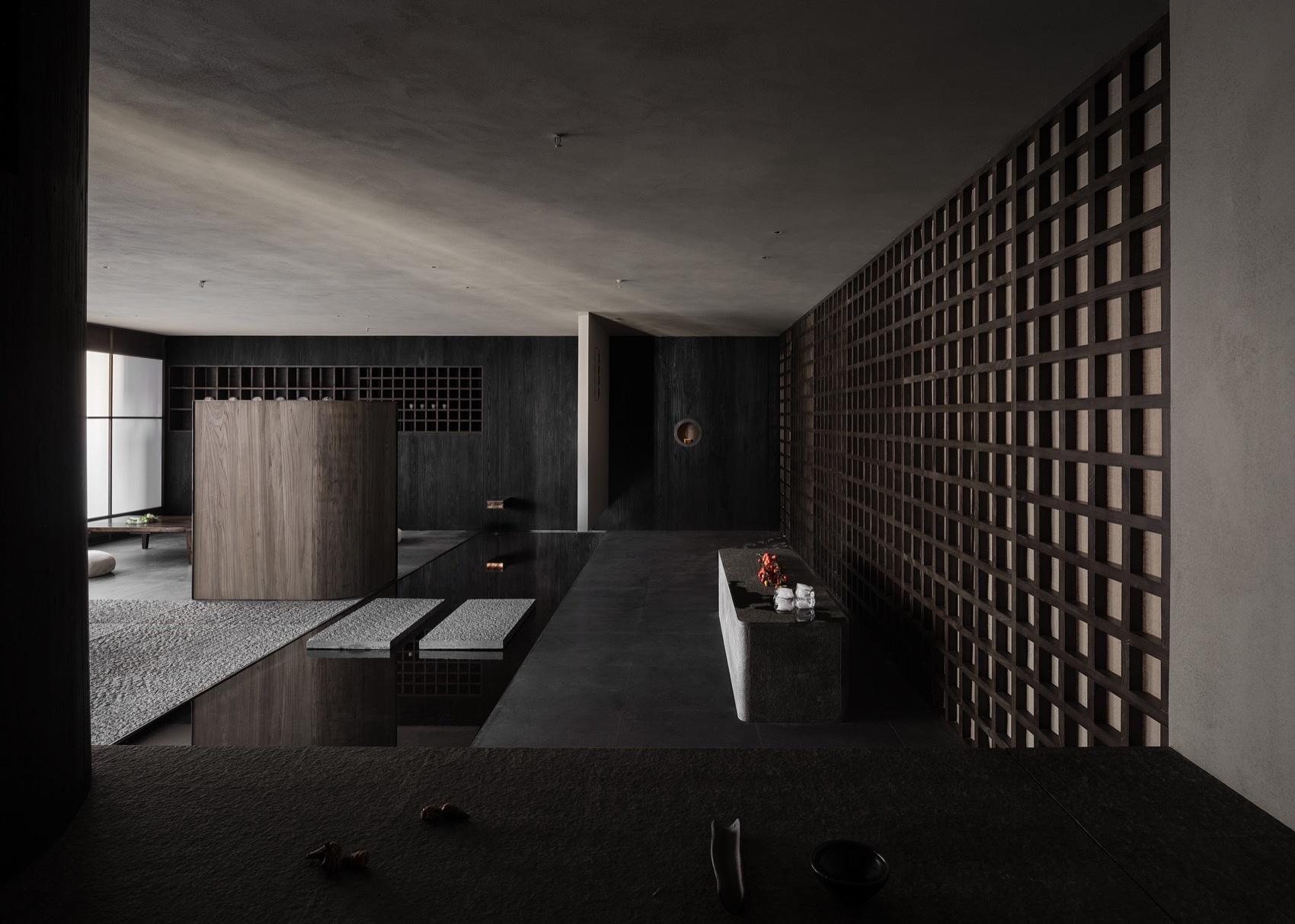 内观山河·岚洱茶事丨中国西安丨仝屿建筑空间设计-25