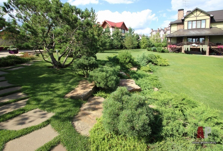 某别墅小区小块地景观设计(含公园,草坪,凉亭)丨Жилинский Владимир(吉利斯基·弗拉基米尔)-15