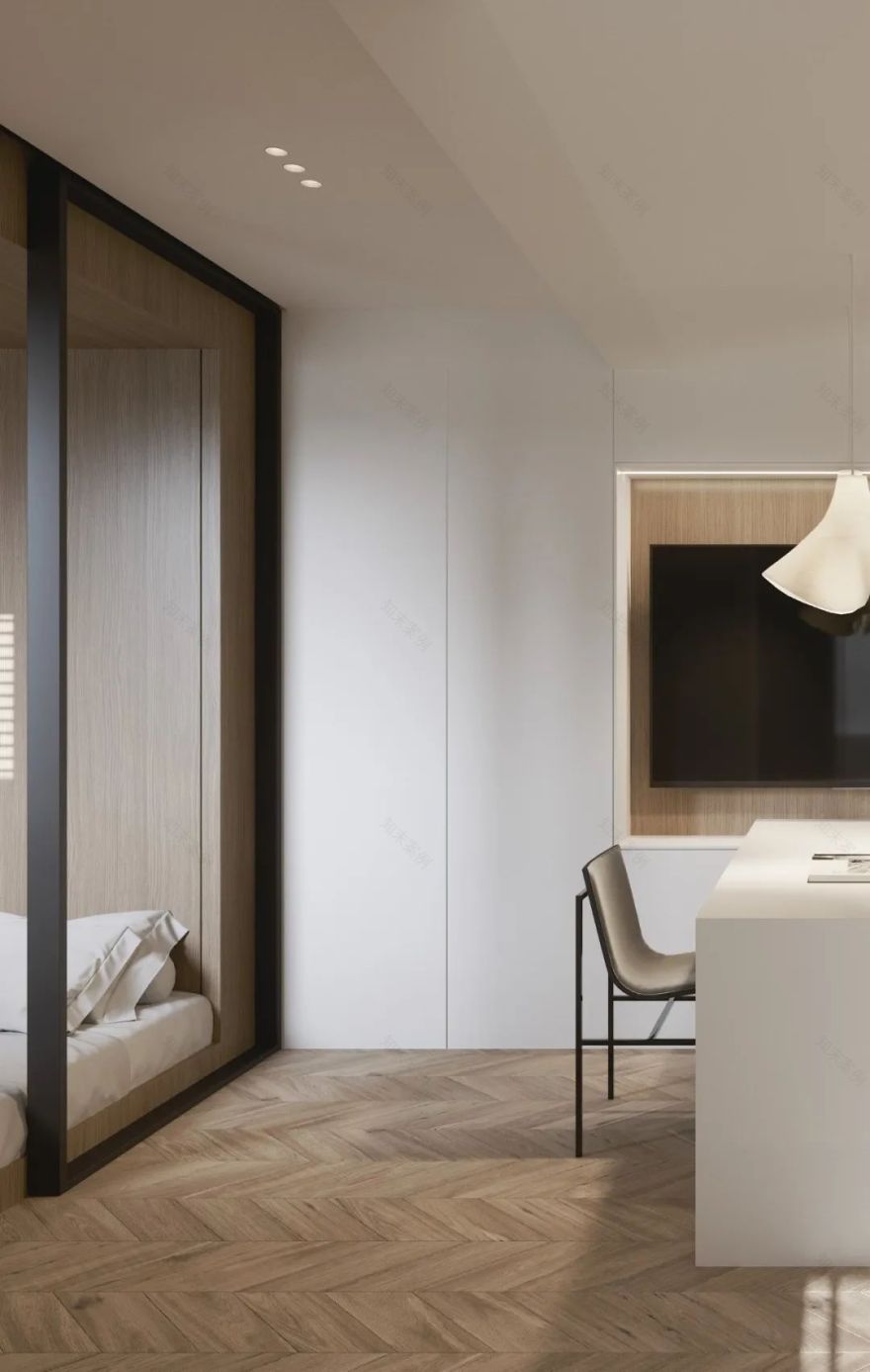 上海 78 平米老房翻新,现代简约与自然木元素的融合-34