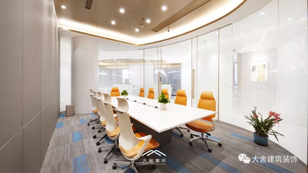 上海莘庄办公楼全案设计 | 现代时尚的无畏之白与狂热之橙-26