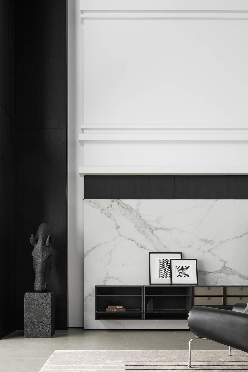 现代简约私宅空间设计丨科盛装饰设计-37