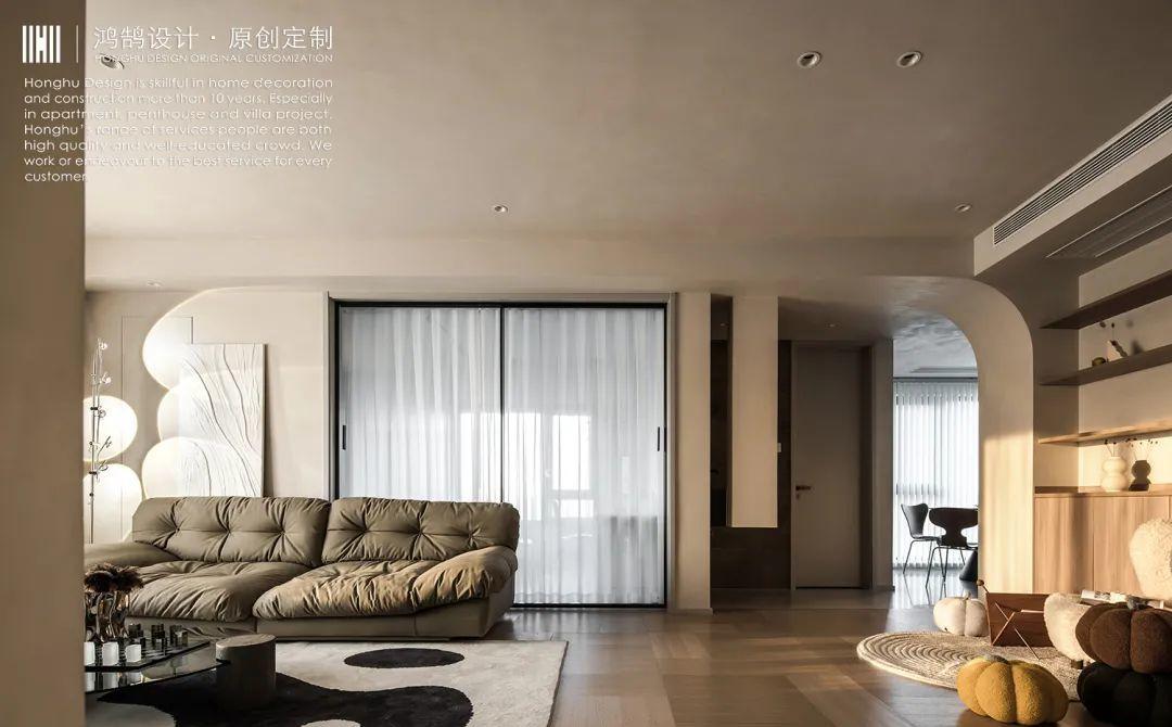 120㎡都市旷景现代极简风学区房设计-6