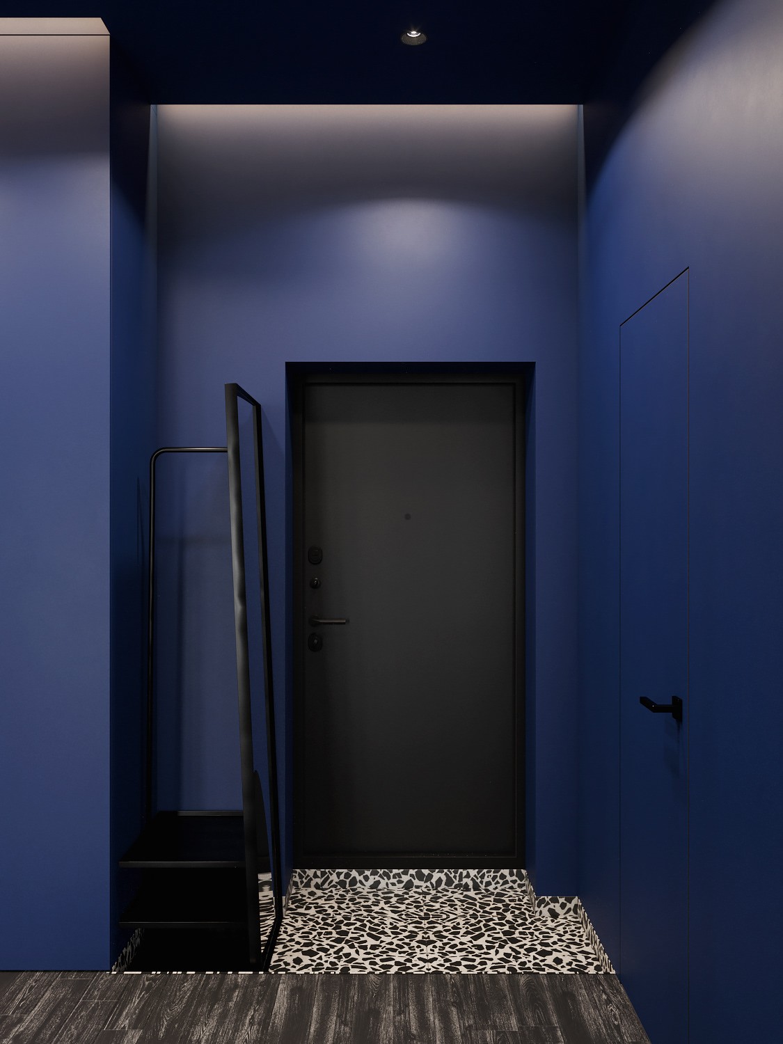 深色系小空间公寓设计 超酷！-0