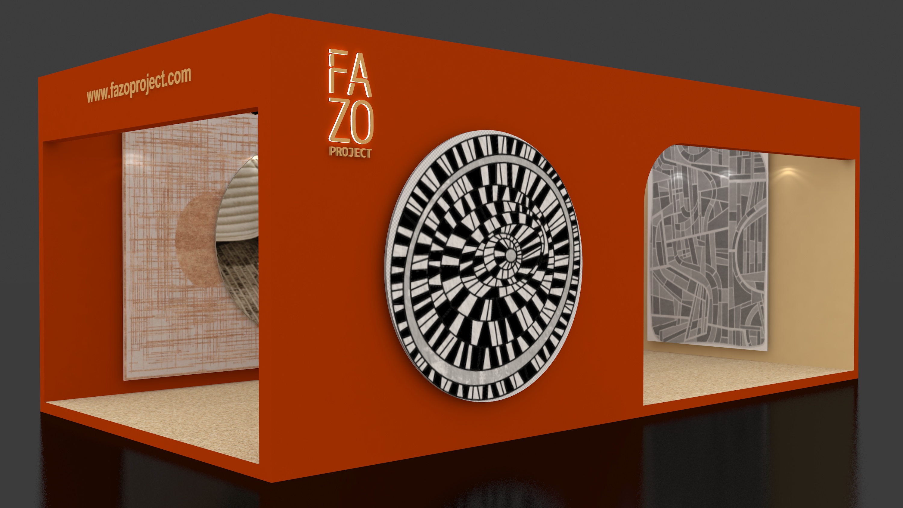 Fazo Stall 2 Side Open Exhibition-1