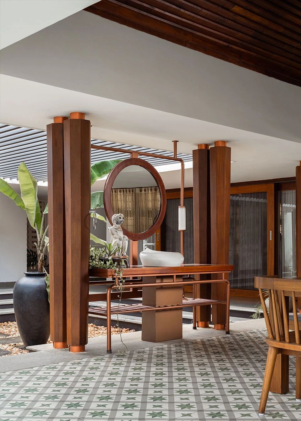 印度House of Quad现代住宅丨Thomas Parambil Architects-30