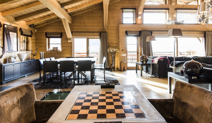 法国阿尔卑斯山豪华小木屋设计-13