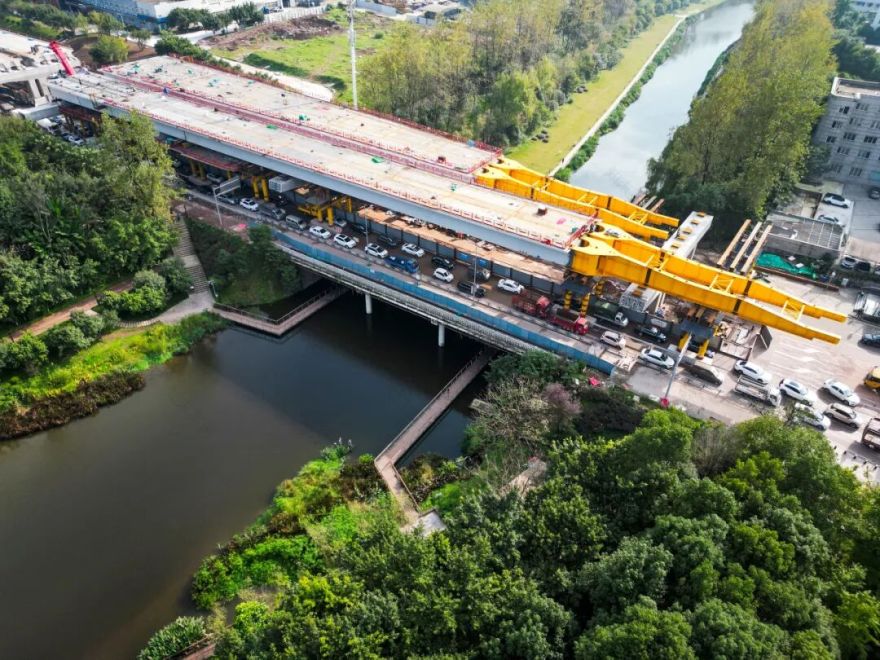 重庆东站重要枢纽配套——茶惠大道一标段同步投用!-19