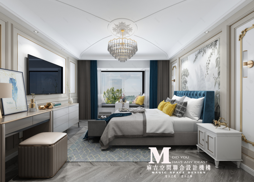 合肥恒大华府 240㎡轻奢四居室设计丨中国合肥丨麻吉空间联合设计机构总监组-27