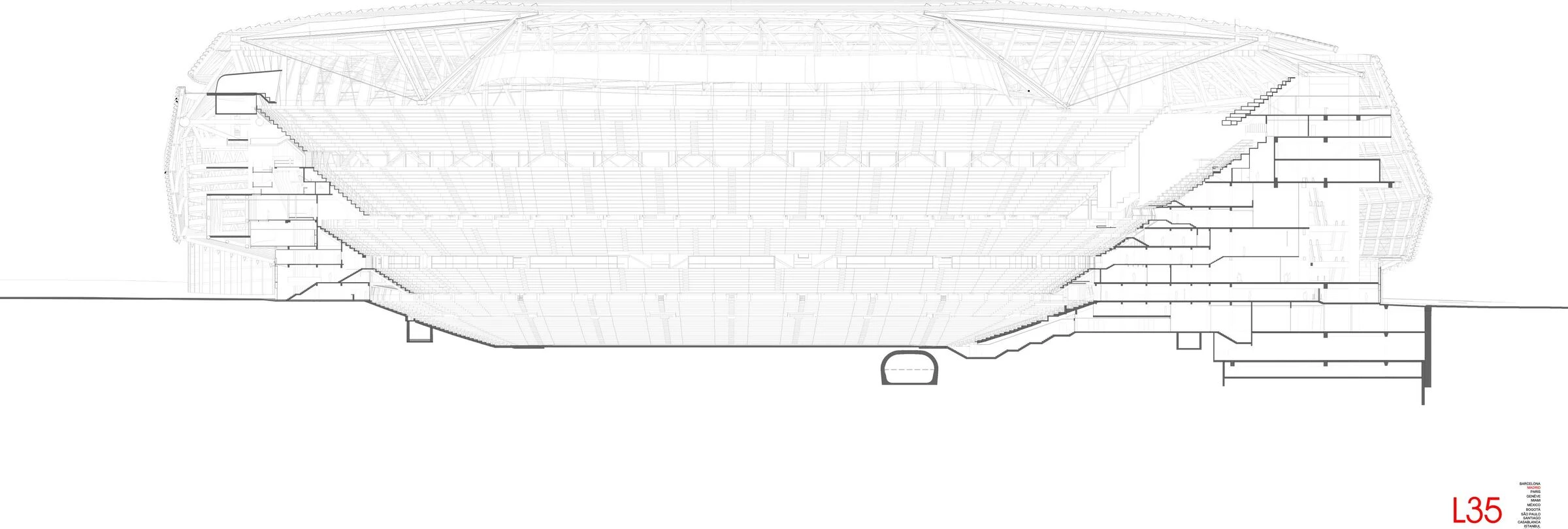 圣地亚哥·伯纳乌球场改造丨西班牙马德里丨L35 Architects,GMP,Ribas & Ribas-85