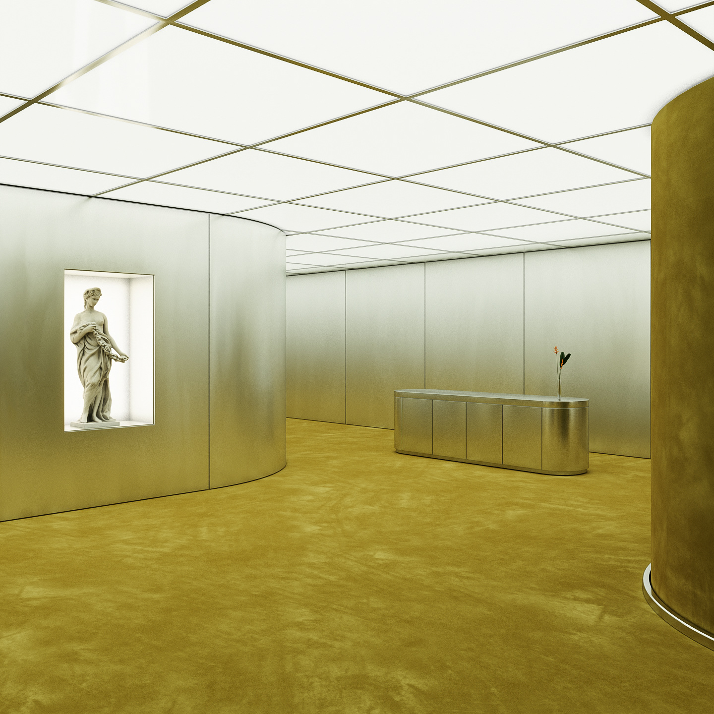 Retro Futuristic Interior Concepts-2