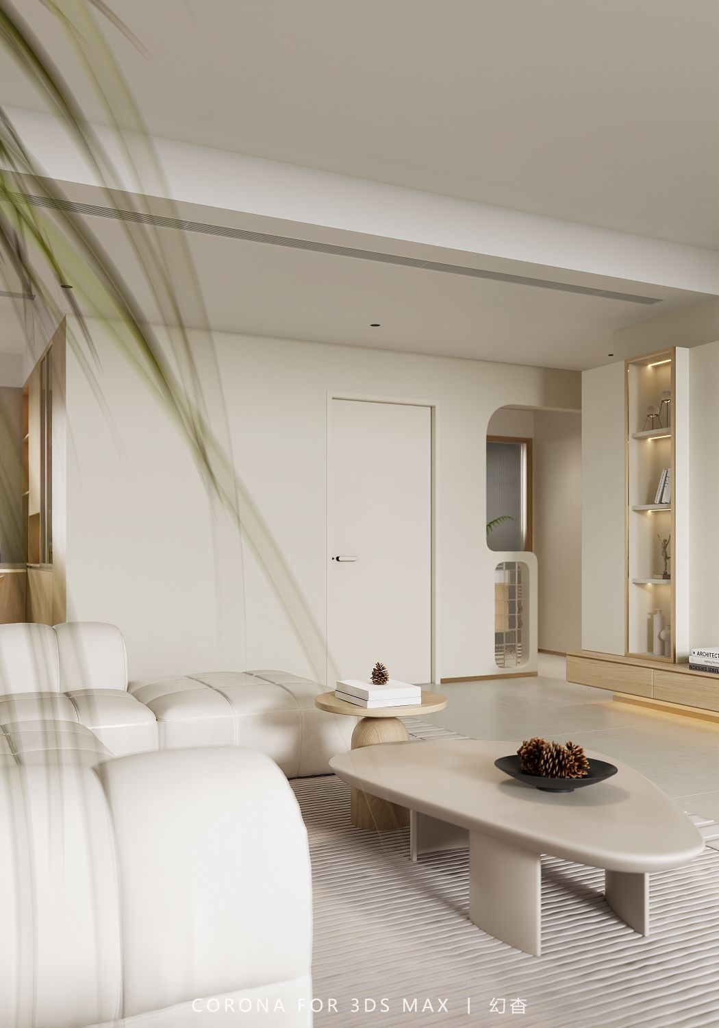 现代奶油原木-6