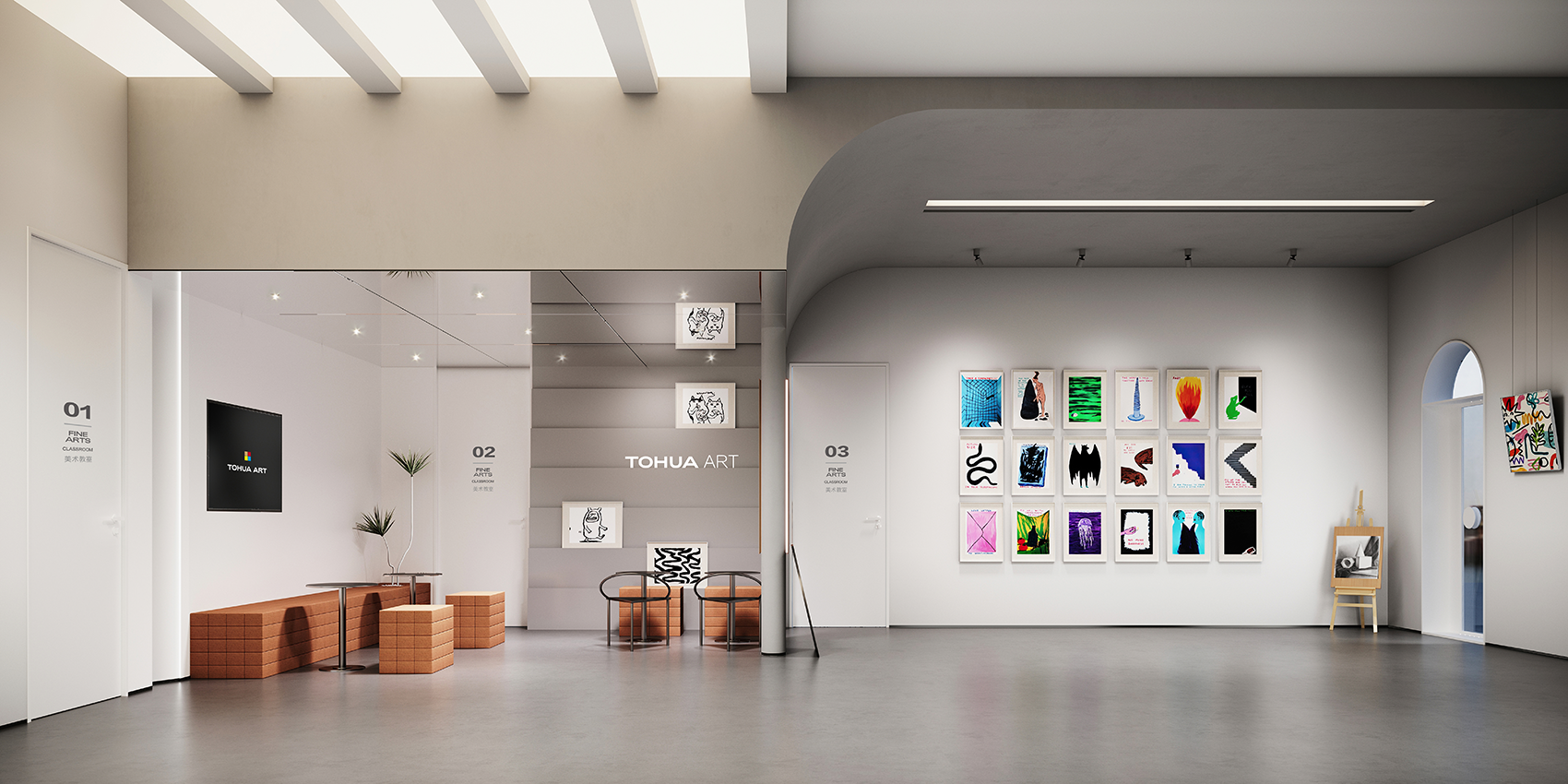 童画美术教育机构丨中国宁波丨魔戏空间设计,ABDdesign-40