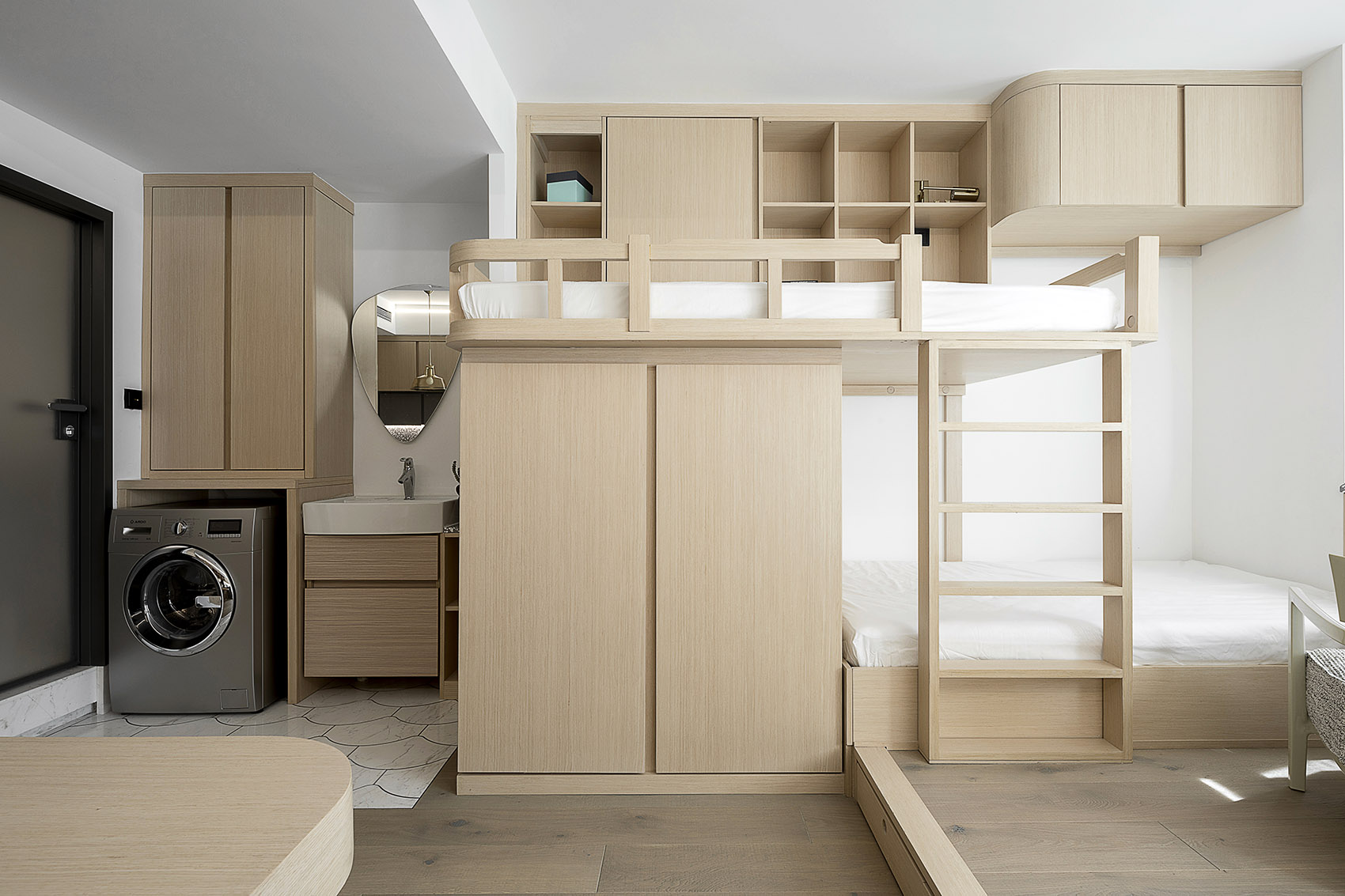 日系风，简约舒适的一字型公寓-0