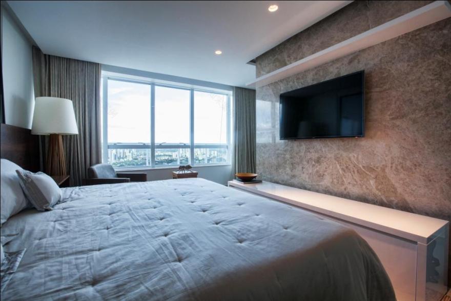 巴西中部顶层公寓,城市景观尽收眼底-12