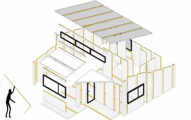 波士顿“插件家” | 预制装配的创新可持续住宅设计-26