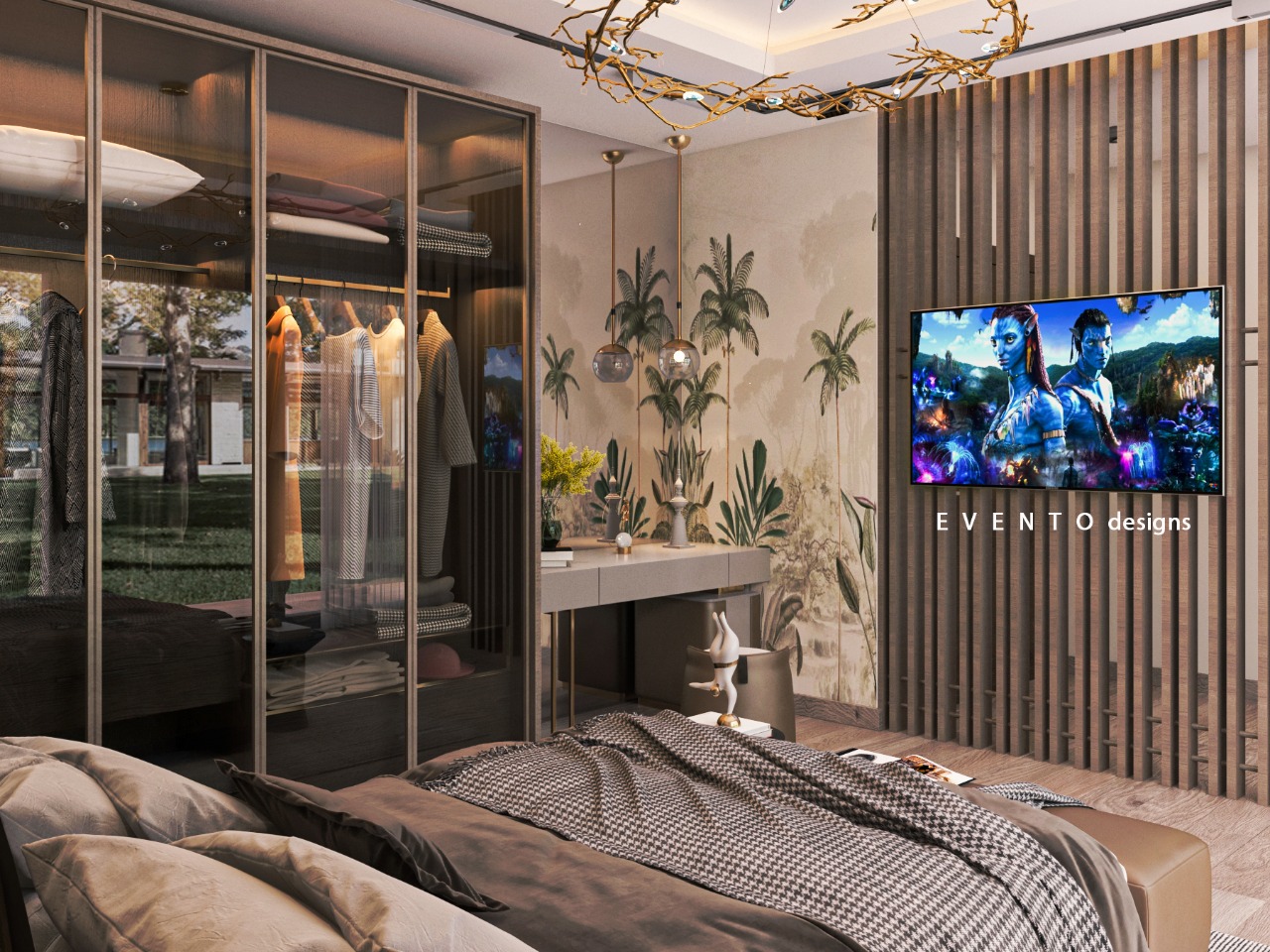 Contemporary Single Bedroom-3