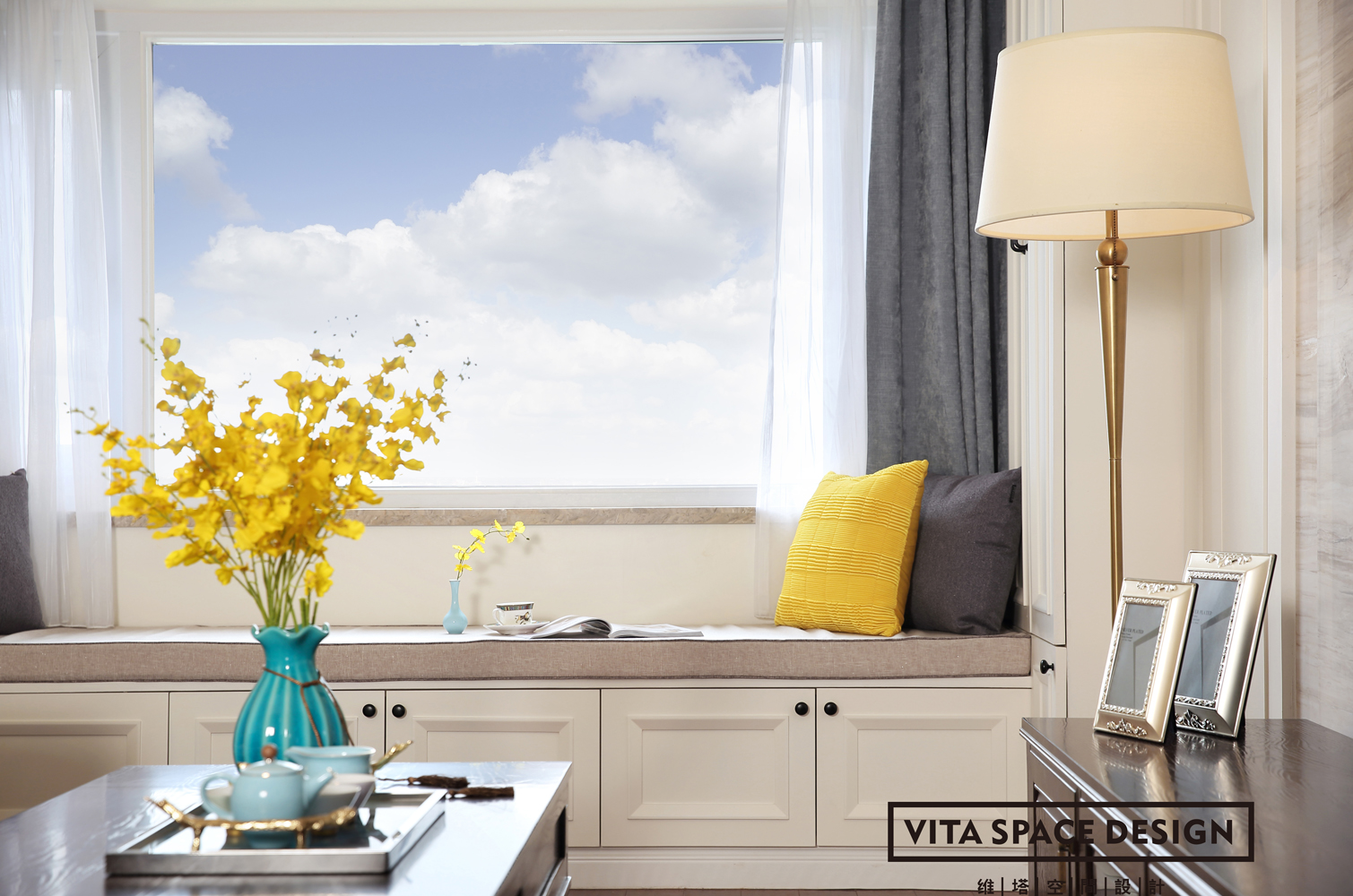 平层丨(轻美式)生活里的温度·维塔空间设计-23