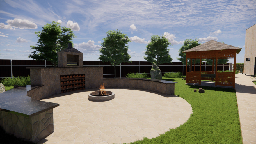 地块景观设计(适用于大家庭)-6