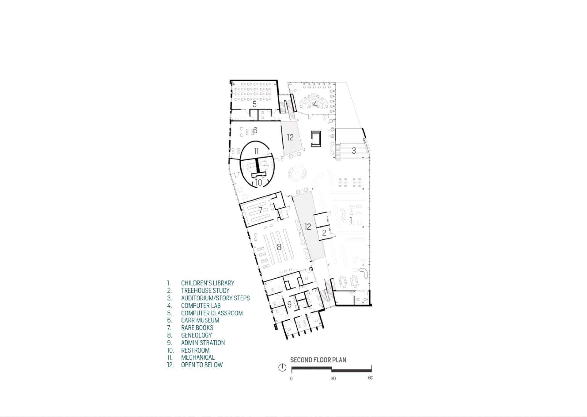 松布拉夫主图书馆丨美国丨Polk Stanley Wilcox Architects-43