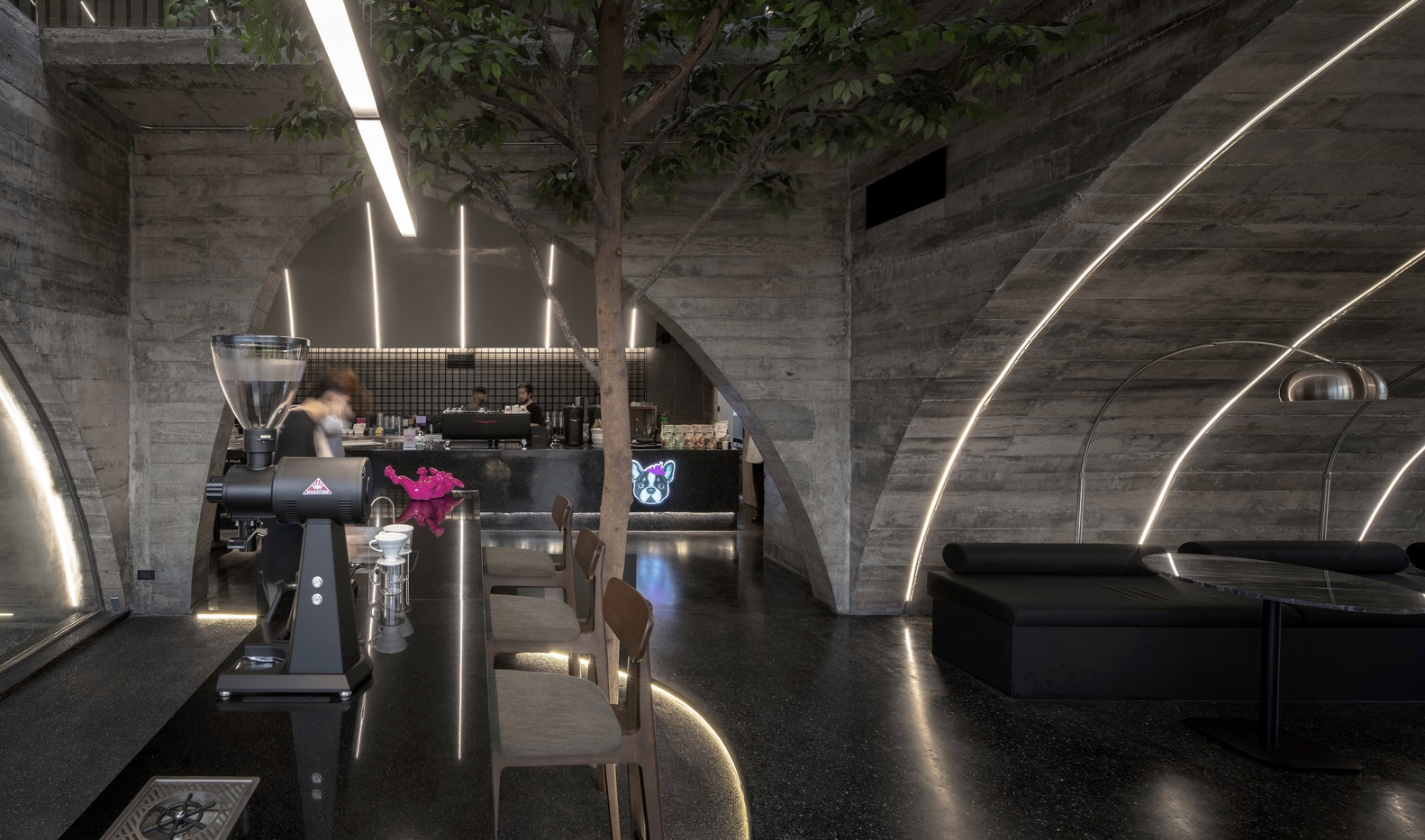 巴黎风情的法式咖啡馆·不完美的完美设计-35