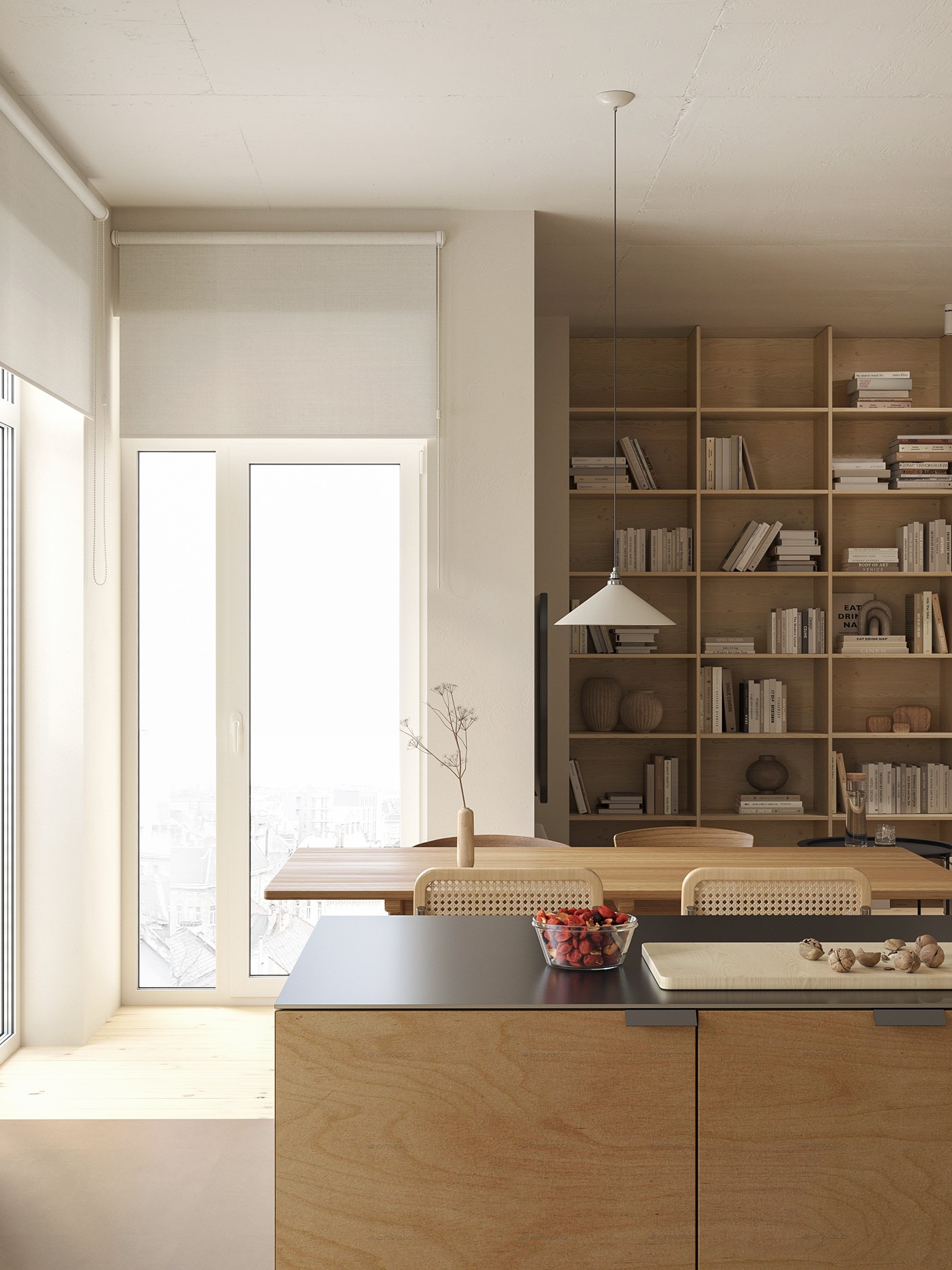 乌克兰极简风住宅设计 超有设计感！-6