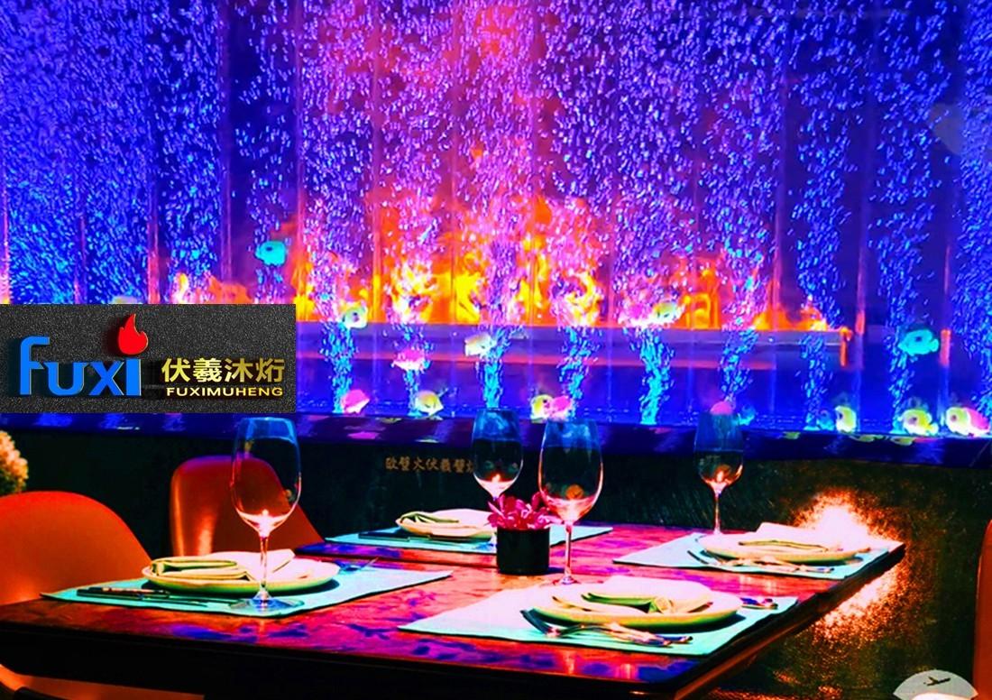 伏羲雾化壁炉风水屏 | 金木水火土元素助运势-2