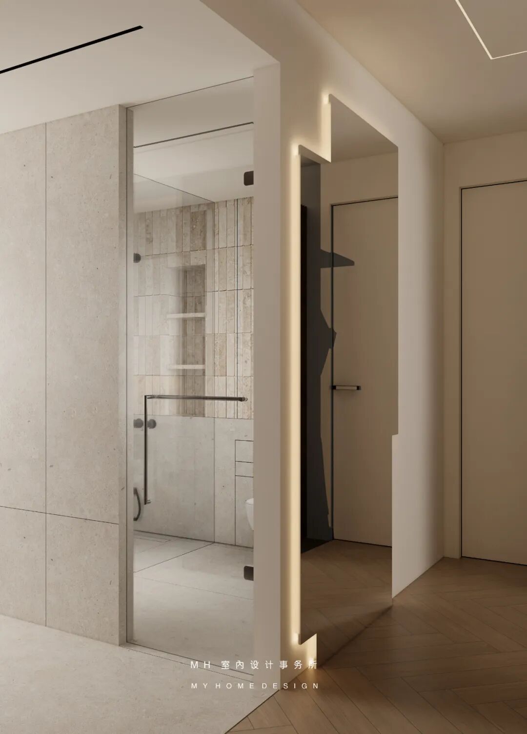 【首发】MH设计新作：自由·归属▏当代豪宅的极简艺术，让生活更有腔调-106