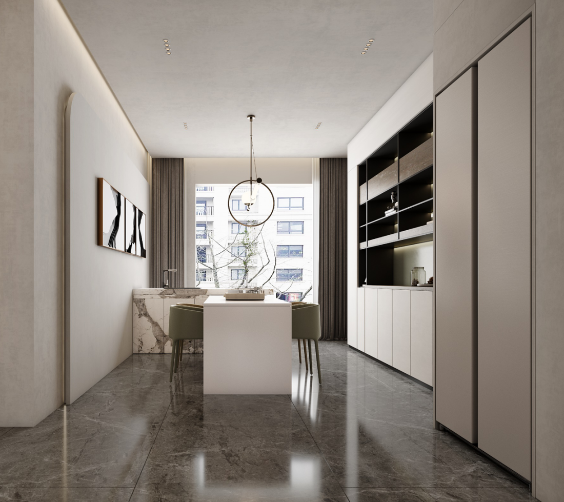 微水泥极简三口之家-6