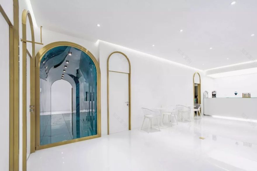 国界秘境美容会所 | T 字形通道构建沉浸式空间-91