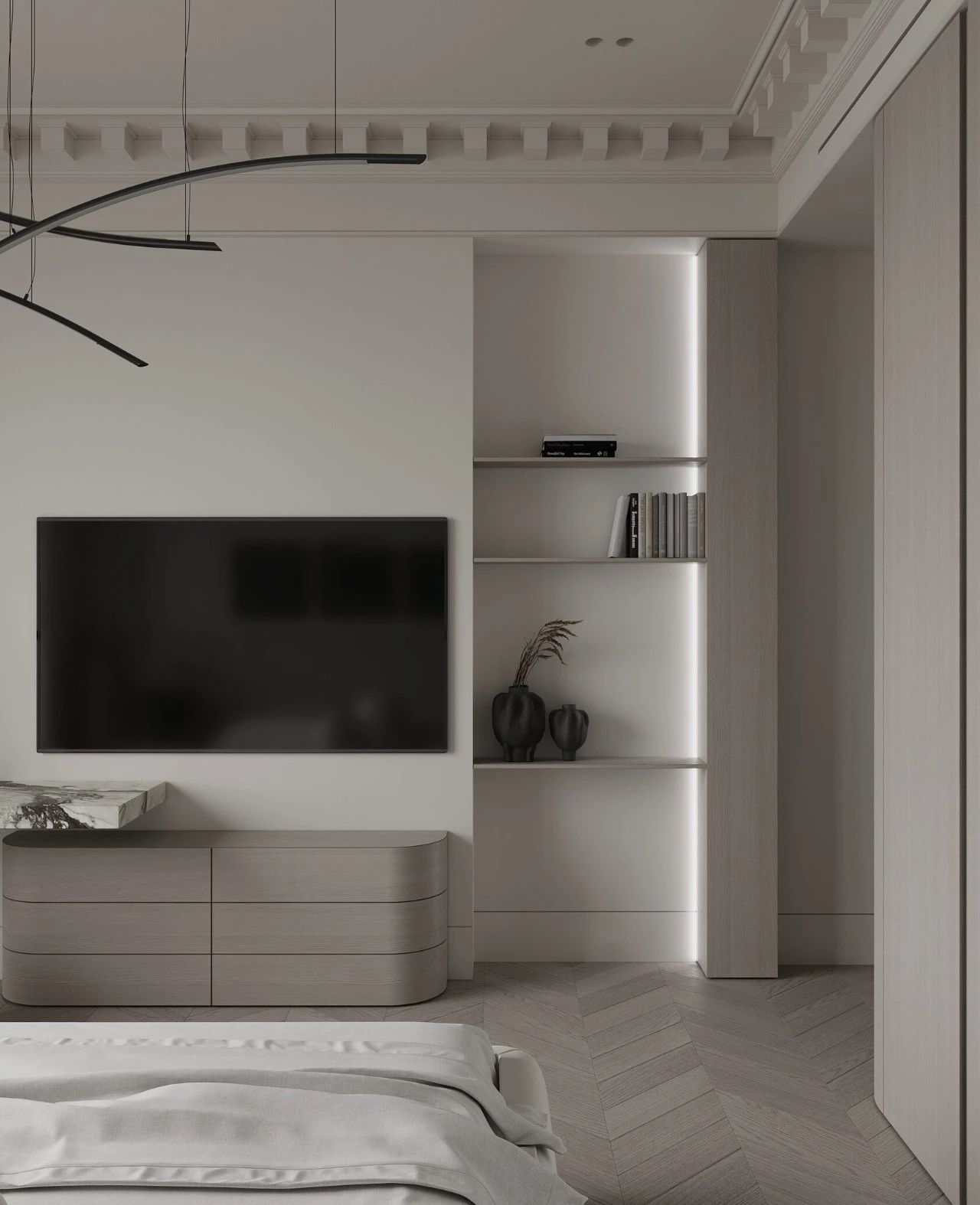 经典莫斯科住宅丨俄罗斯莫斯科丨BELOUSOVA INTERIOR DESIGN-50