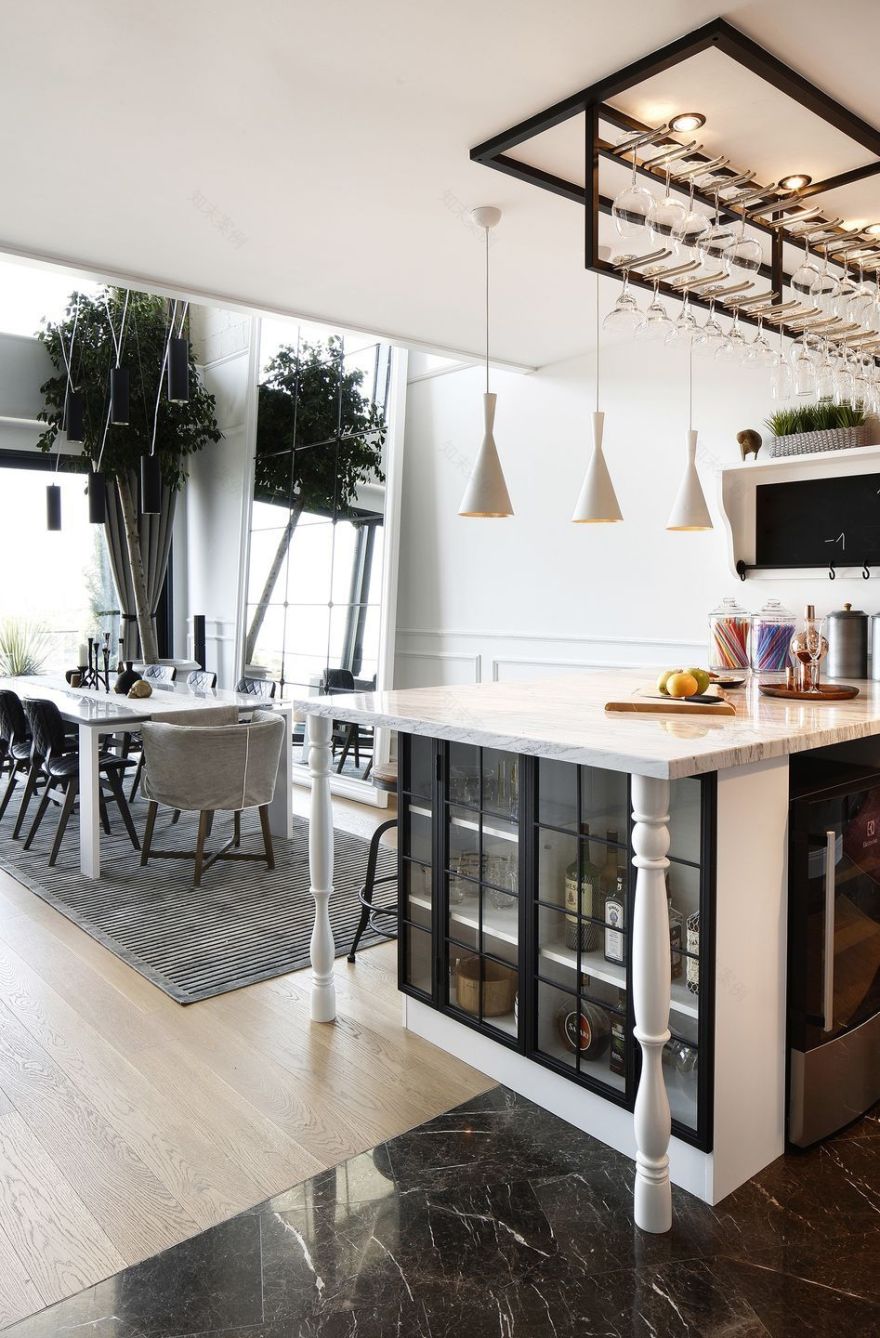 融合北欧与日式风格的土耳其顶层公寓设计-34