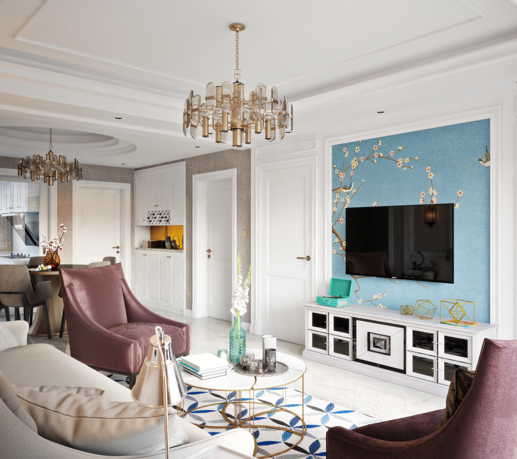 正方·上林苑 130 平简欧风格设计-8