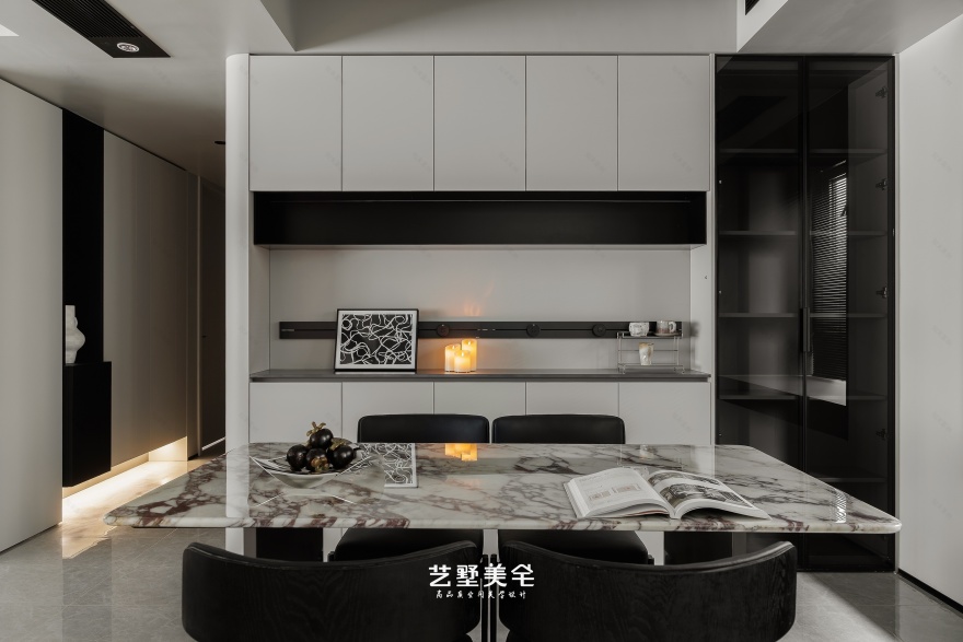 实景 139㎡高级灰克制美学现代高级感栖居丨中国合肥丨艺墅美宅-49