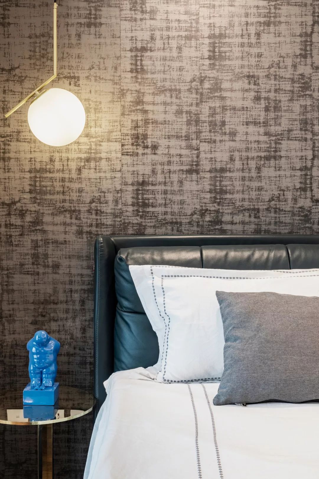 陈洁新作 | 度灰格调空间，金属皮革跨界碰撞-46