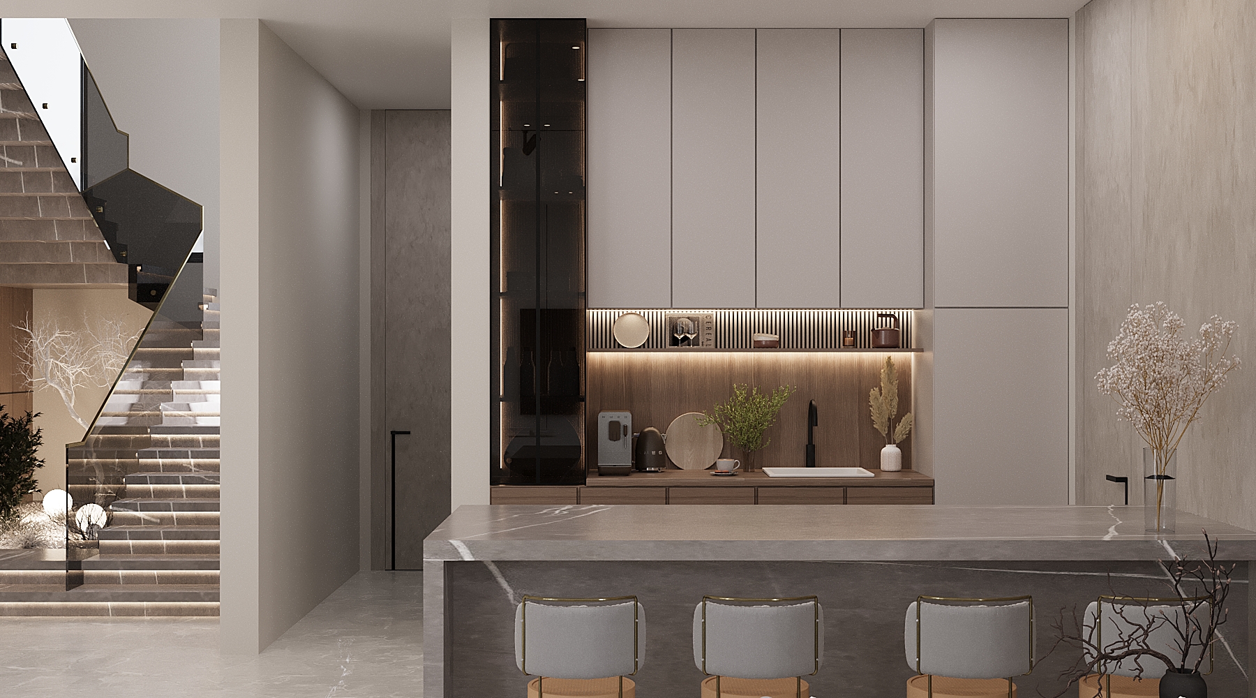 现代别墅室内设计-12