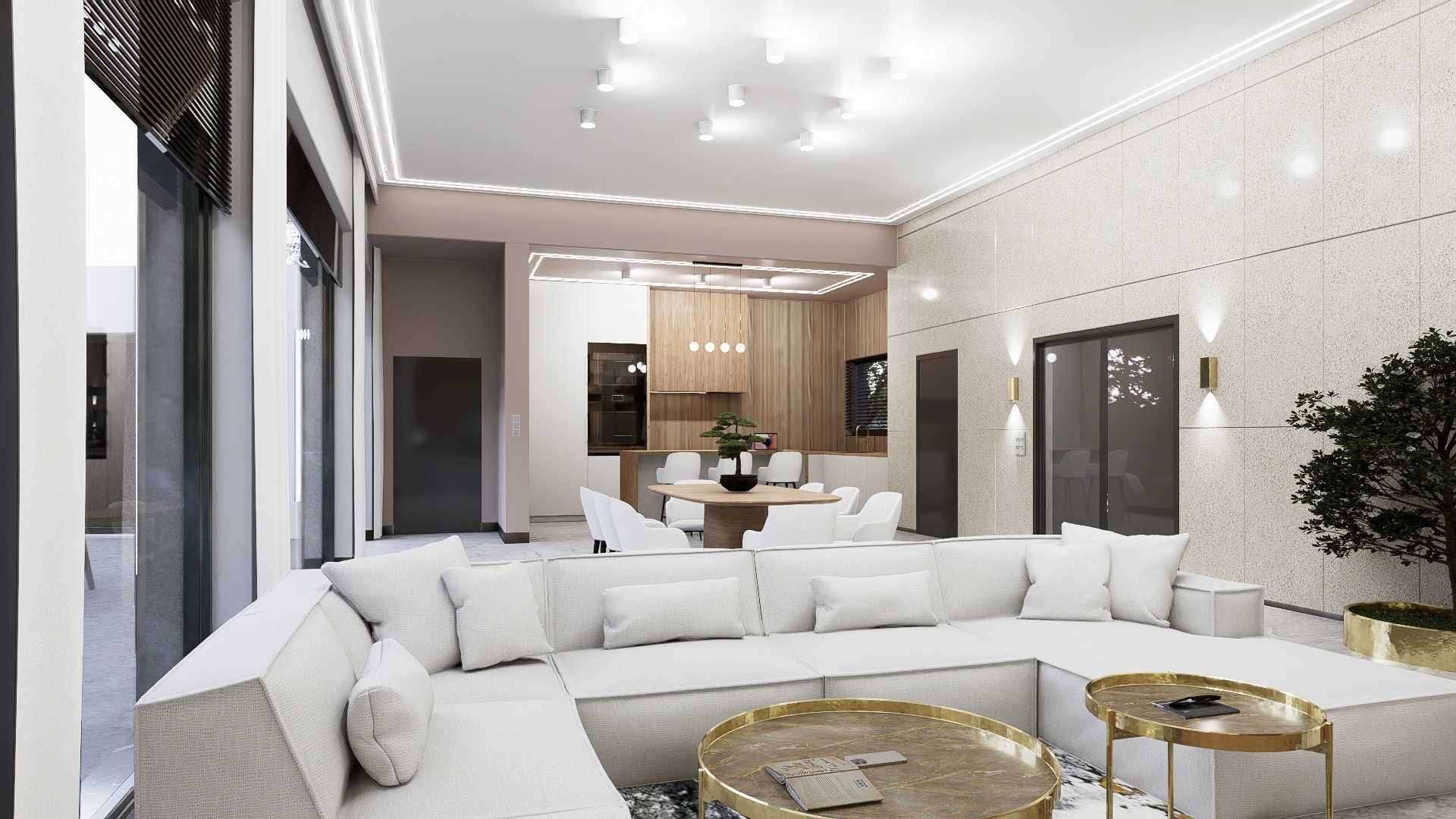 波兰现代别墅室内设计丨SMstudios.pl-2