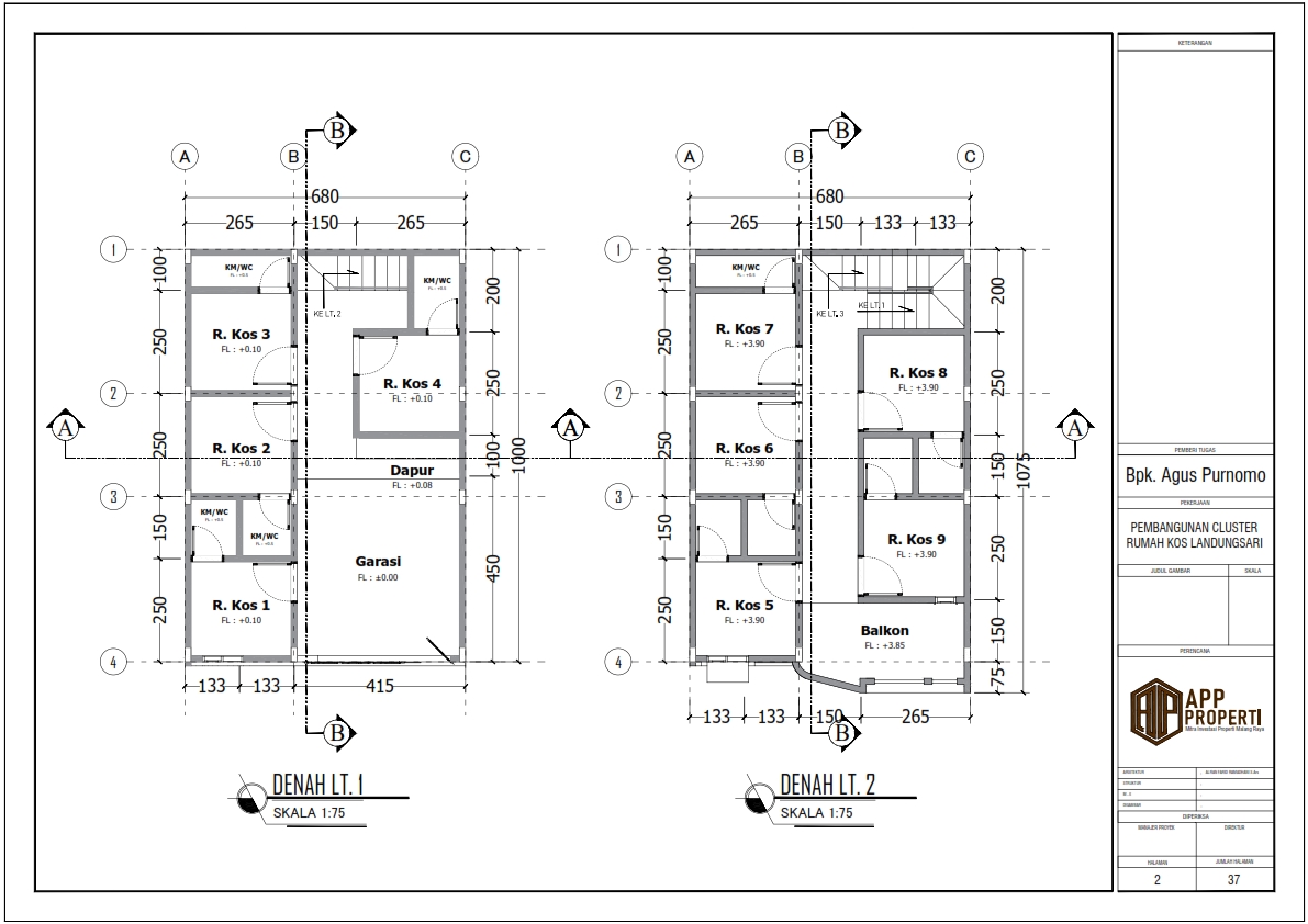 Modern Mediteranian Style of Boarding House at Malang-7